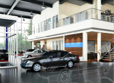 商業(yè)空間－仁孚奔馳4S(珠海)